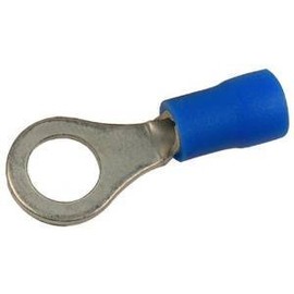 100 Vinyl Insulated Blue Ring Connectors, #10 Stud Size, 16-14 AWG by A Plus Parts House