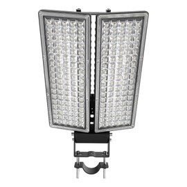 HODELVJU LED Stadium Lights 200W 28000LM LED Flood Light Outdoor, 6500K Super Bright Parking Lot Light Street Security Lighting, Adjustable Angle Field Lights IP67 Waterproof for Yard, Roadways