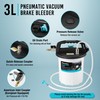 DURATECH 3L Pneumatic Brake Bleeder Vacuum Pump Kit, One Person