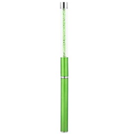 Cepillo para rímel, cepillos para pestañas con tapa, cepillos para cejas y pestañas. Cepillos para rímel, aplicador en espiral para extensiones de pestañas y cejas (Verde)