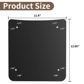 Tour Pack Plate, Tour Pack Mounting Plate, Tour Pack Base Plate, Tour Pack Plate for 2014 Later Harley Touring Razor Chopped King Tour Pak