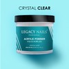 Legacy Nails Professional CLEAR ACRYLIC POWDER - 241g / 8oz.