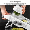 Fruit Slicing Machine Manual Lightweight Portable Versatile Highly Effective Lemon