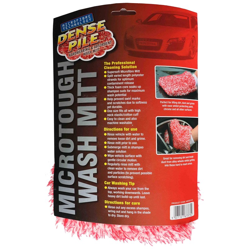 Martin Cox MicroTough Wash Mitt Professional & Hard Wearing Dense