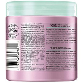 L'Oreal Paris EverPure Exfoliating Scalp Care + Exfoliating Detox Scrub con semillas de albaricoque, 8 onzas