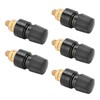 5Pcs Brass Binding Post Nickel Plated Inverter Terminal for Electronic
