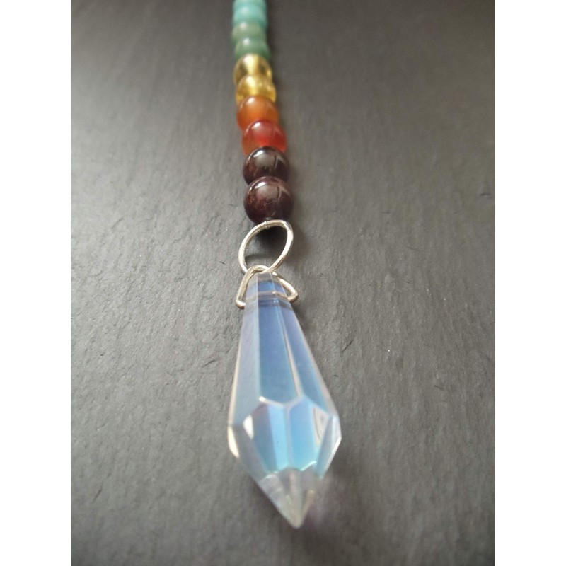 Chakra Gemstone Sun Catcher Crystal Rainbow Hanging Decoration Home Gift