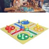 Ludo Chess Set Folding Roll Up Board Game Pad with