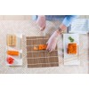HTB HTB-BSR-C Bamboo Sushi Roll, 9.4 x 9.4 inches (24