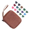 Guitar Pick Bag Set Celluloid Picks Storage Pouch Holder Case