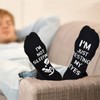 I'm Not Sleeping Just Resting My Eyes Funny Socks for