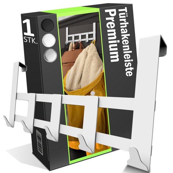 Menz Premium Stainless Steel Door Hook Rail - 20 mm