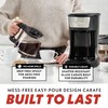 Gourmia 12-Cup One-Touch Drip Coffee Maker – Auto Keep Warm,