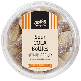 Joe's Food Co. Sour Cola Bottles 220G