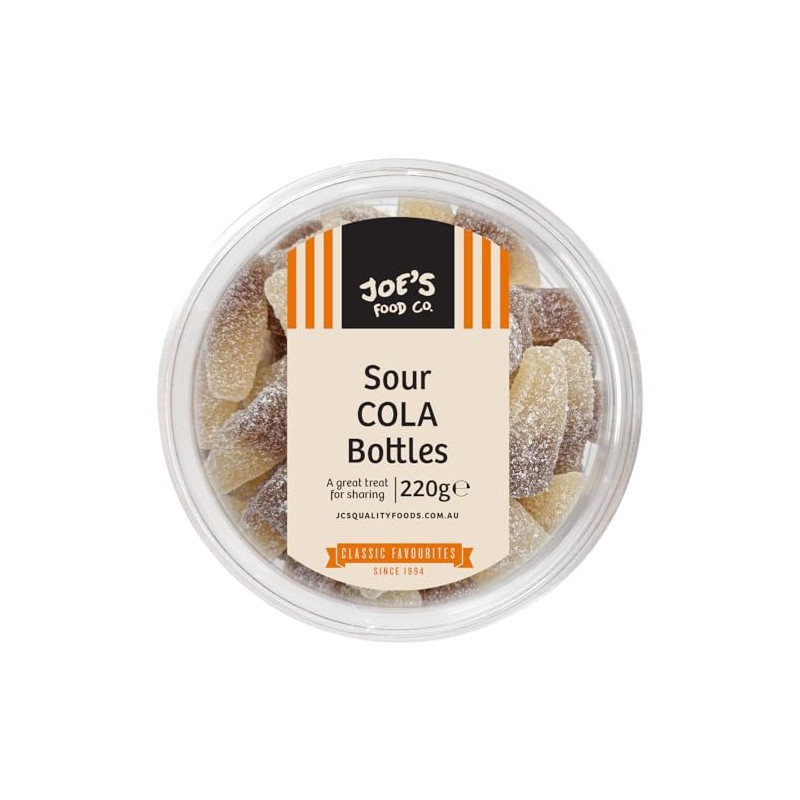 Joe's Food Co. Sour Cola Bottles 220G
