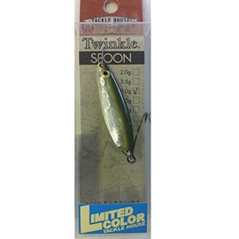TackleHouse #LTD-3 TS50 Spoon, Twinkle Spoon, 1.7 inches (44 mm), 0.2 oz (5 g), Moss Green