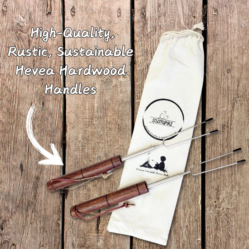 Smores Sticks For Fire Pit [Set Of 7] - Marshmallow