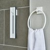 SMEDBO Bathroom Accessory White Shower Squeegee with Replaceable Blade
