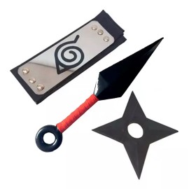Veraly Banda Naruto Shippuden Con Token Y Shuriken. Set Cosplay F