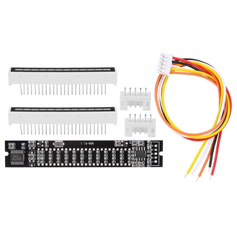 Oumefar Mini DIY Dual 12-Level Stereo Music Audio Spectrum Level