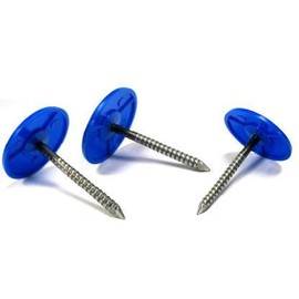 Mazel & Co/Tree Island 12421 2000ct Plastic Cap Nails - 1"