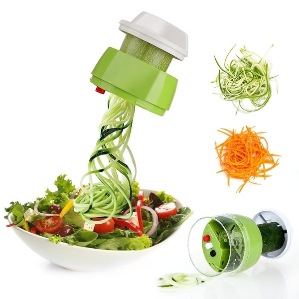 FHBHJNATC Vegetable Slicer, Spiral Cutter, Vegetable Cutter, Spaghetti Vegetable Slicer,