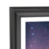 XYFBYSH 19x26 Picture Frame Solid Wood Black, Display 17"x24" (With