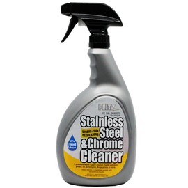 Flitz Stainless Steel Cleaner and Polish For Appliances, Streak Free Shine for Refrigerators, Dishwashers, Sinks, BBQ Grills, Ovens and More, 32 oz