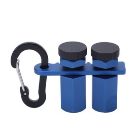 High Stair Gauges 2 Pieces Aluminum Alloy Stair Gauge Carpenter Tools Anti-Slip Guide Cheek Layout Tool Hex Flat Gauge with Thumb Screw for