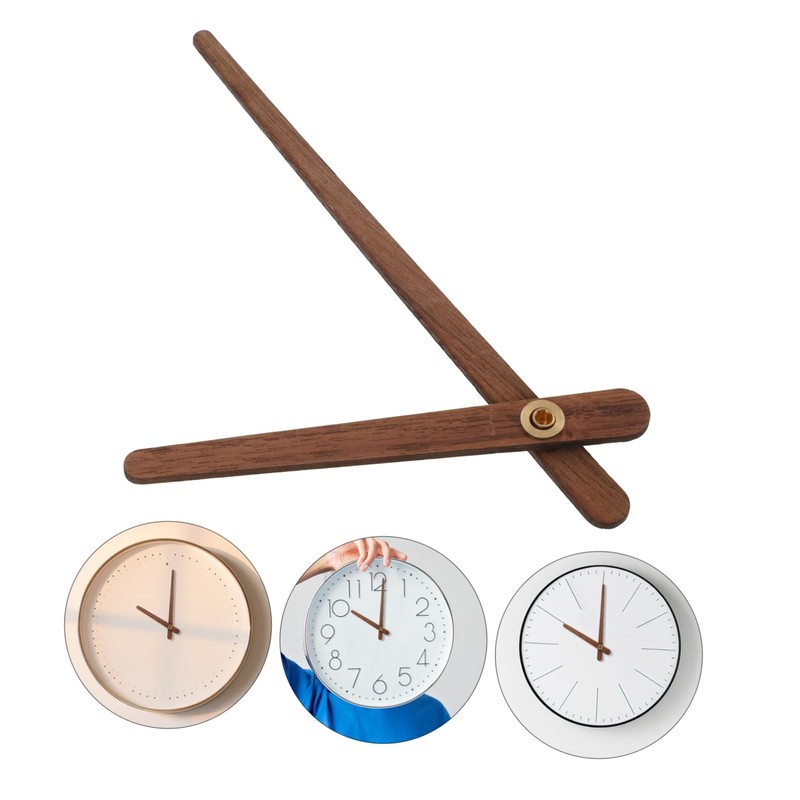 SHINEOFI 1 Set Wooden Clock Hands Elegant Decorative Parts for