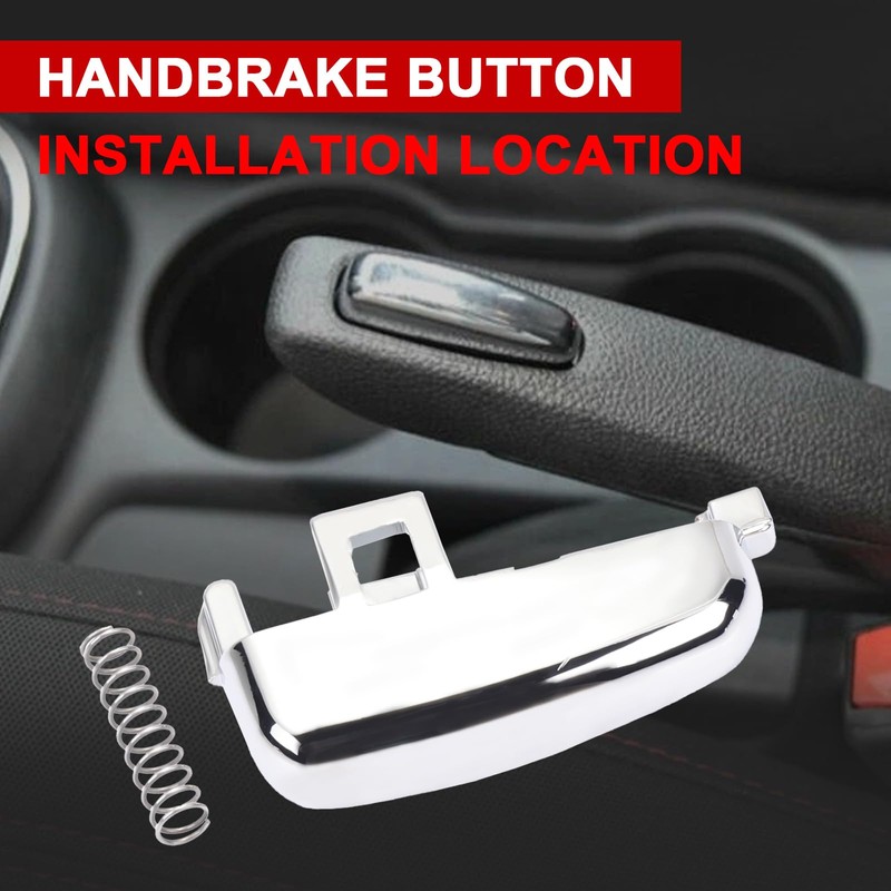 Flydida Alloy Handbrake Button Switch with Spring Handbrake Knob Handbrake