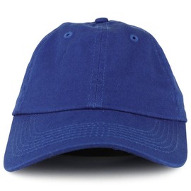 Trendy Apparel Shop Gorra de béisbol de algodón no Estructurado con Ajuste pequeño para Ropa de Moda, Royal, Talla única