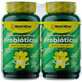Nutioso kids Probióticos C/100 gom 2 Pack