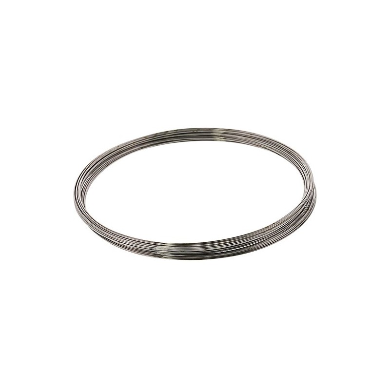 Memory Wire, Stainless Steel, Large Necklace, 32 Per Pack |