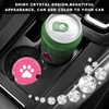 ZNDAW 2 PCS Bling Paw Car Cup Holder Coaster, 2.75