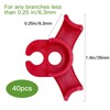 40 pcs Plastic Plant Training Clips, 90 Degrees Plant Stem