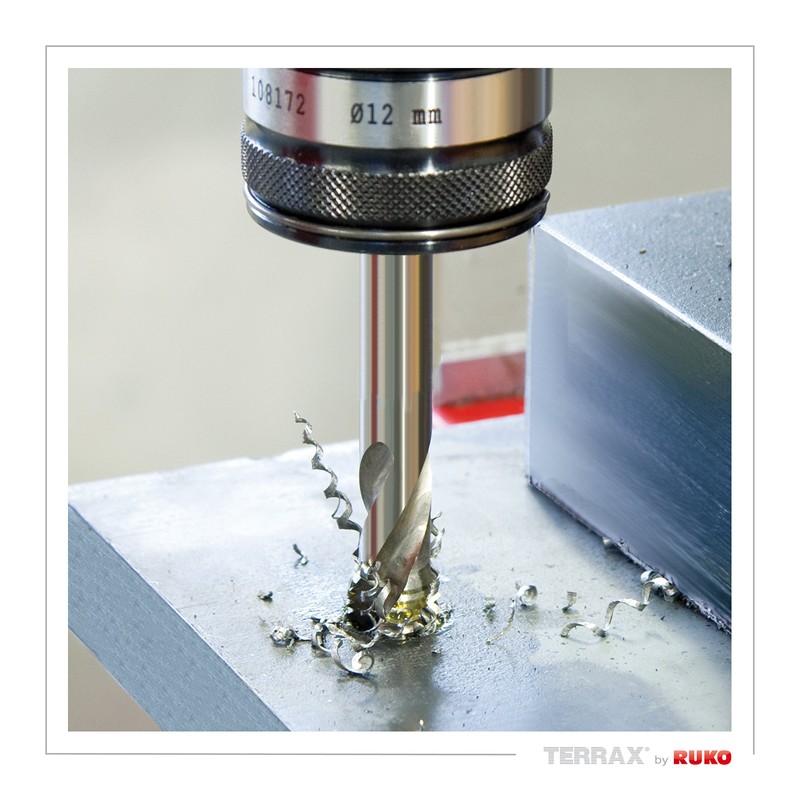 Terrax HSS-CO5 Set Hsse Machine Tap Drill Bits in Plastic