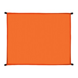 CAPASTEC レジャーシート ピクニックシート 1～2人用 100x140cm 防水 収納袋付き ピクニックマット コンパクト お花見 ビーチ キャンプ 遠足 運動会 アウトドア オレンジ