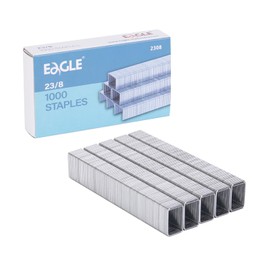 Eagle Heavy Duty Staples,23/8,1000pcs Staples, Strong Standard Staple,Pack of 2