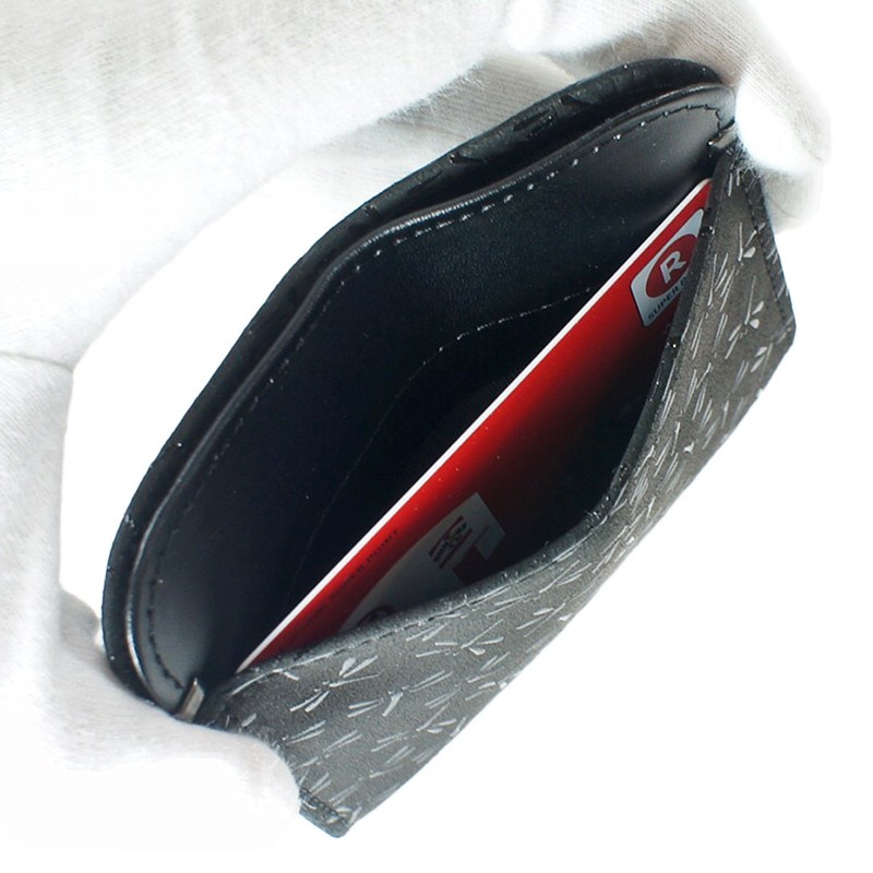 Indenya 1208-01-008 Purse, Coin Purse, G Deer Leather, Black Background