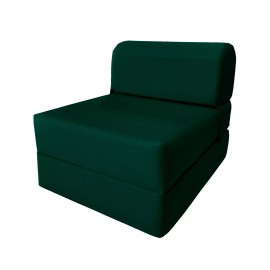 Danfuton Sleeper Chair Folding Foam Beds, Convertible Sofa Mattress 6 x 24x70 Hunter
