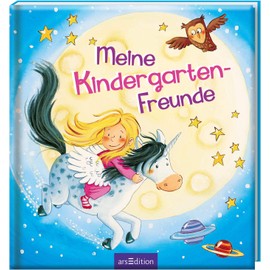 Meine Kindergarten-Freunde (Einhorn): Freundebuch ab 3 Jahren für Kindergarten und Kita, für Jungen und Mädchen
