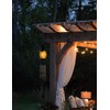 MUMTOP Solar Wind Chime Pineapple Solar LED Light Tropical Windchimes
