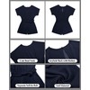 Vetinee Womens Navy Blue Summer Casual Belted Romper Keyhole Back
