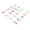 100PCS Set Marking Document Organizing Clip Multiple Cute Shapes Metal