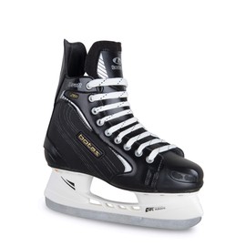 Botas - Draft 281 - Men's Ice Hockey Skates | Made in Europe (Czech Republic) | Color: Black, Size Adult 10.5 Bundle with Skate Guards