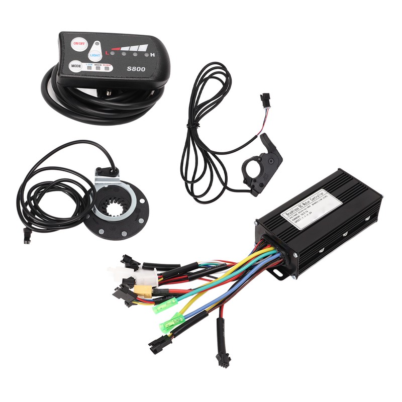 24V 36V 48V Sine Waving Controller Thumb Throttle PAS LED