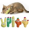 5 Pack Catnip Toys,Organic Cat nip Filled Toys for Indoor
