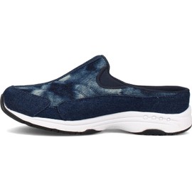 Easy Spirit Women's TRAVELTIME514 Mule, Denim Tie Dye, 8 Narrow
