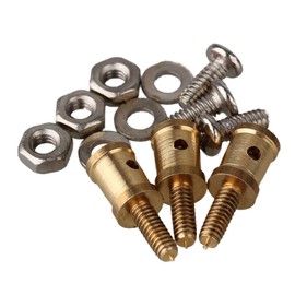 Mxfans 40 Pieces Dia 1mm RC Adjustable Pushrod Connector Linkage Stoppers for RC Airplane Helicopter Boat